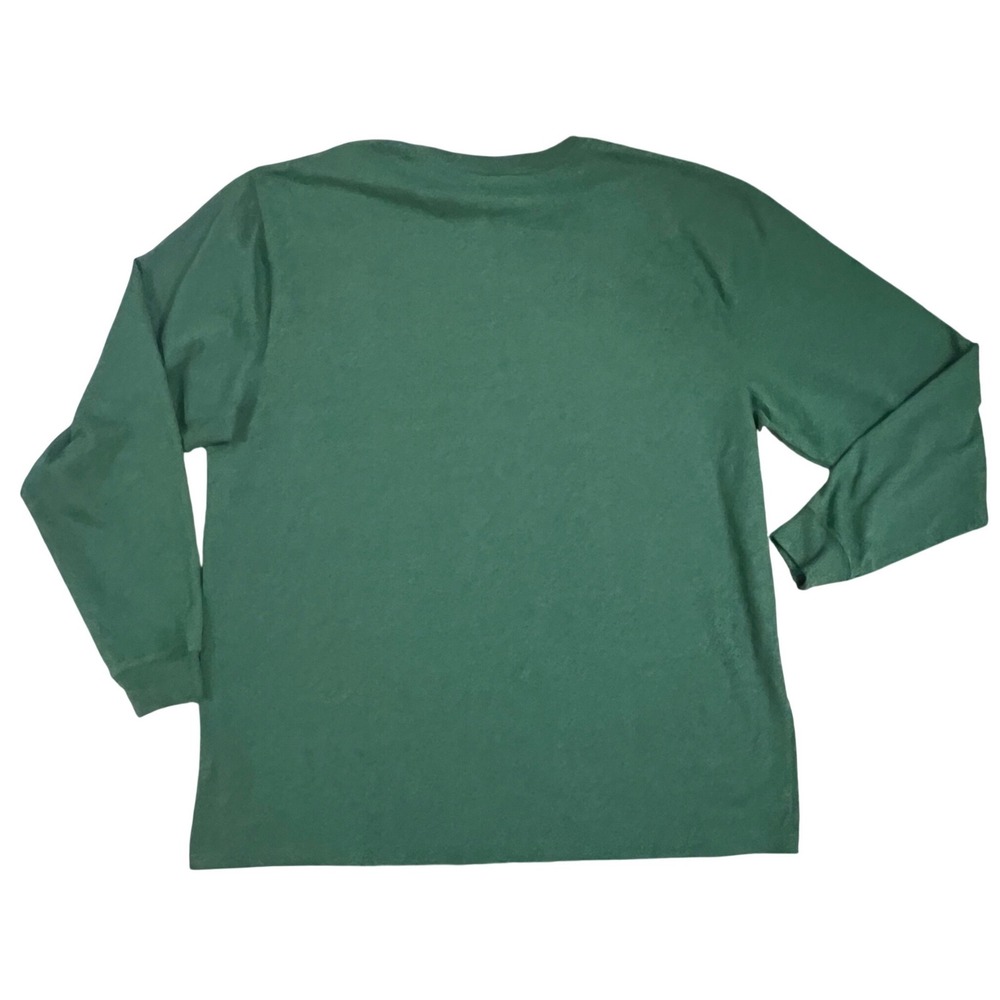 Carhartt Mens XL Loose Fit Long Sleeve Pocket T-Shirt Green K126 Crewneck - Picture 2 of 8